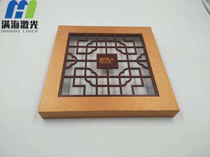 紙制月餅盒激光鏤空加工
