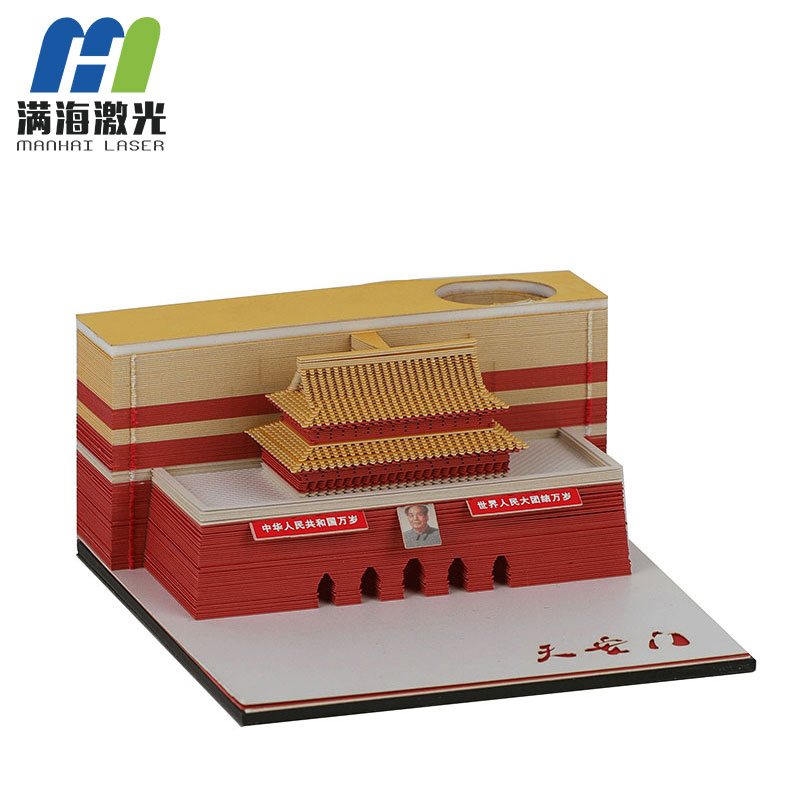 抖音便簽紙創(chuàng)意3d立體模型紙雕便簽紙定制批發(fā)