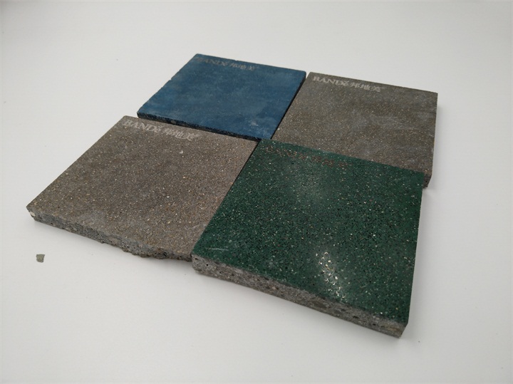 邦地美硬化地坪樣板激光打標(biāo)