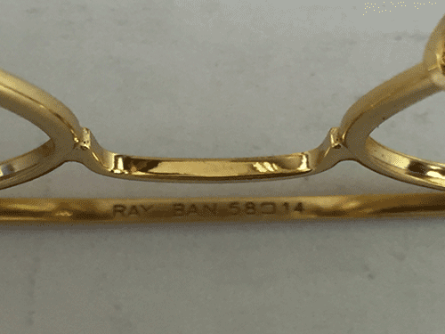 雷朋眼鏡框激光打標(biāo)