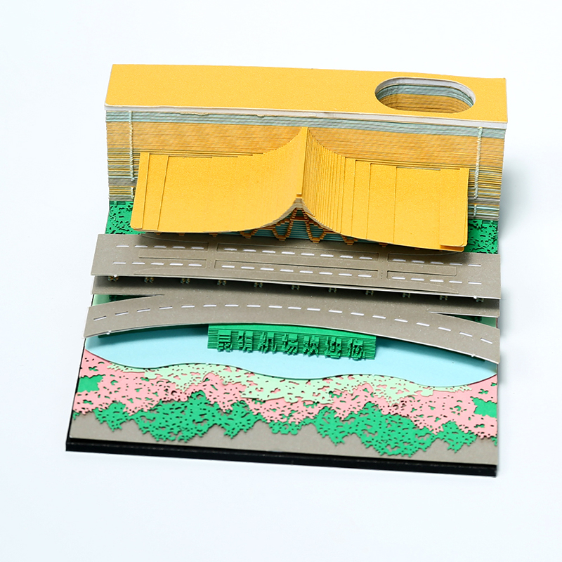 3d立體便簽云南機(jī)場3d立體便簽紙定制廠家