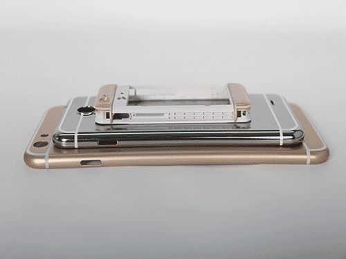 銀色手機殼 旋轉(zhuǎn)打標(biāo)