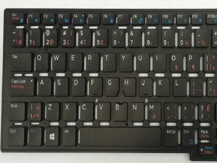 戴爾筆記本鍵盤激光鐳射