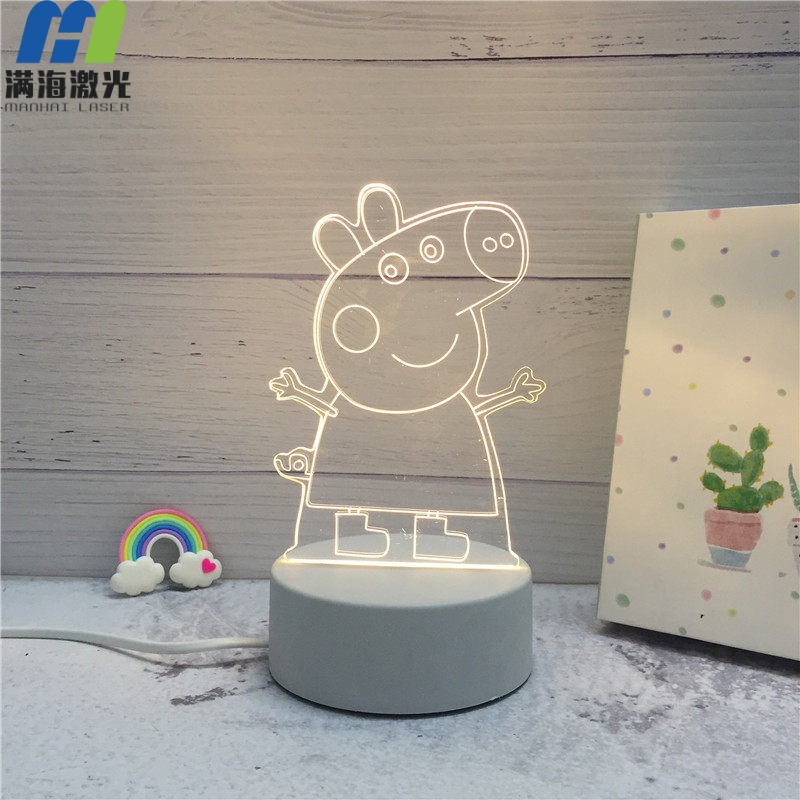 創(chuàng)意卡通亞克力床頭3d小夜燈裝飾擺件