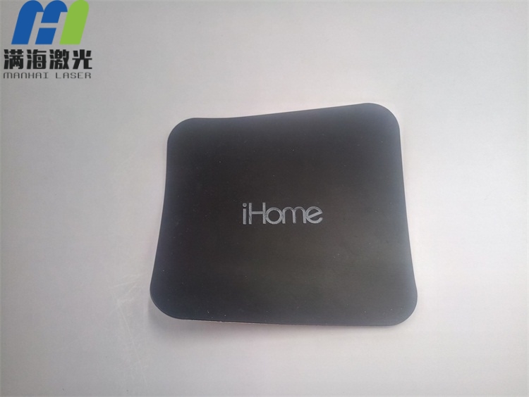 音響底座皮料激光打標切割