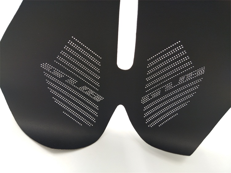 山地自行車皮質(zhì)座墊激光打孔