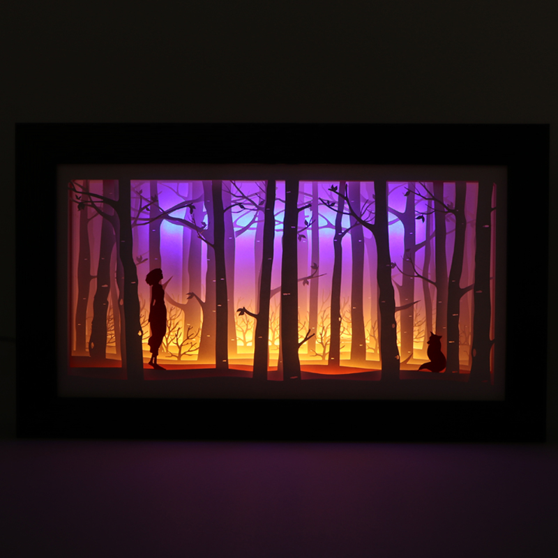 3d光影紙雕擺件創(chuàng)意3d立體紙雕燈廠(chǎng)家定制批發(fā)